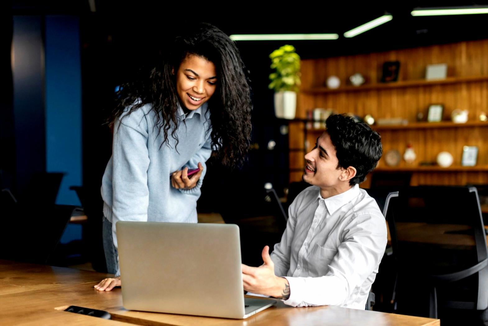 Business financial planning workspace with documents and analysis tools